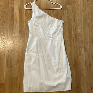 J Crew Cotton One Shoulder Dress